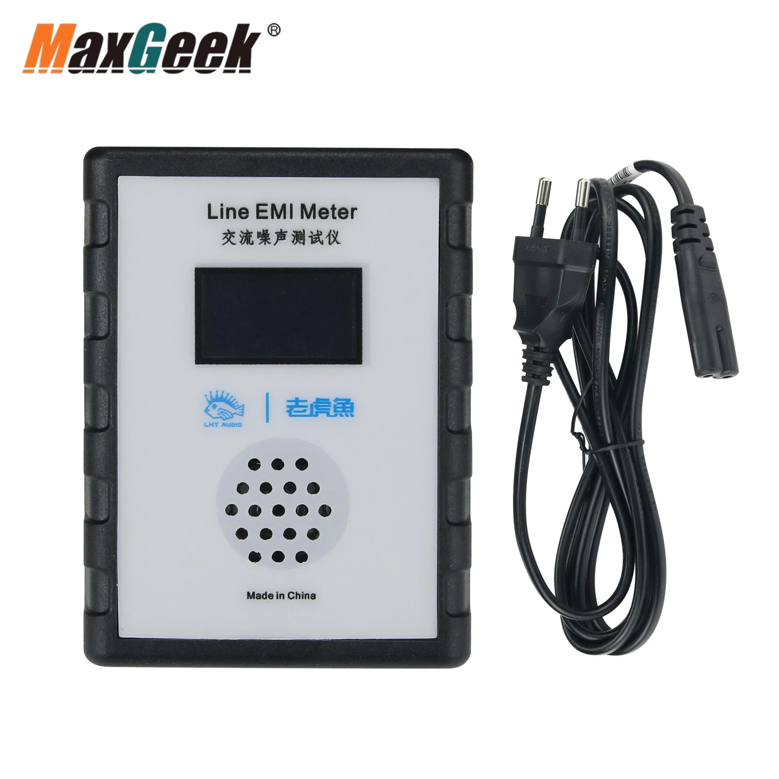 Линейный измеритель электромагнитных помех Maxgeek 10 кГц-10 МГц, сетевой анализатор шума, измеритель электромагнитных помех с OLED-дисплеем