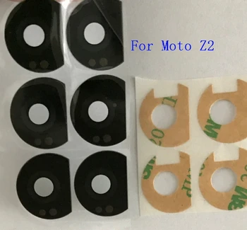 20 шт./лот, новинка для Motorola Moto Z2 Play Back Объектив камеры заднего вида Стеклянная крышка с клейкой лентой
