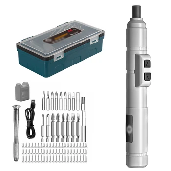 250 об / мин Аккумуляторная электрическая отвертка с USB-аккумулятором, электроинструмент, многофункциональная отвертка для ремонта часов, аккумуляторная дрель