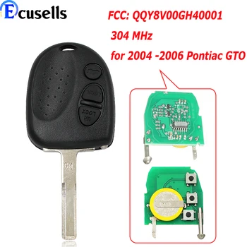 3-кнопочный дистанционный брелок 304 МГц для 2004-2006 Pontiac GTO FCC: QQY8V00GH40001