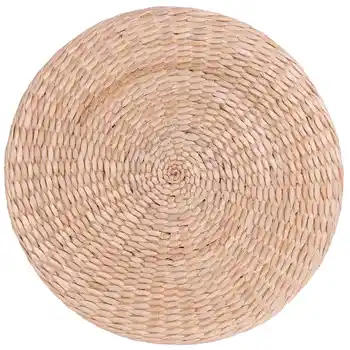 40-сантиметровая подушка из круглой соломы, плетеная подушка ручной работы, напольный коврик для стула для йоги
