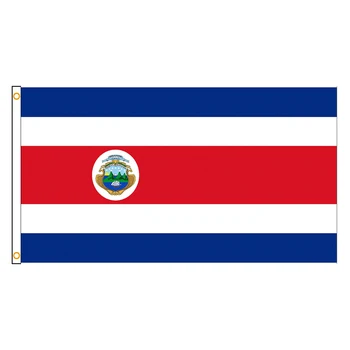 90x150 см Висит флаг Коста-Рики, национальные флаги Коста-Рики, полиэфирный баннер для украшения