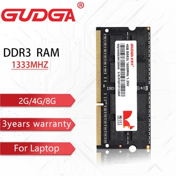 GUDGA DDR3 Sodimm 1333 Meomry Оперативная Память 2G 4G 8G 1,35 V Память 1333 МГЦ 204PIN Для Intel AMD Аксессуары Для Ноутбуков