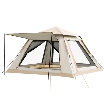 h- Outdoor Camping Портативная Складная Палатка С Утолщенной Защитой От Солнца Для Пикника На Открытом Воздухе