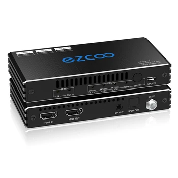 HD-MI Audio Extractor 4K 120Hz 8K EDID-переключатель VRR CEC Atmos HDCP Bypass для PS 5 Xbox X Splitter 1x1 Декодер для удаления встраивания