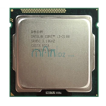 Intel Core i3-2100 i3 2100 с двухъядерным процессором 3,1 ГГц, процессор 3M 65W LGA 1155 10 шт./лот