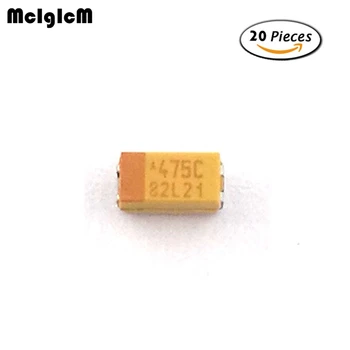 MCIGICM 20шт A 3216 4,7 мкФ 16 В SMD танталовый конденсатор