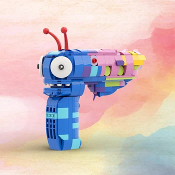 MOC Game, рассчитанная на жизнь, оружие, набор для стрельбы из пистолета, строительные блоки Kennyed, творческие кирпичики, игрушки для детей, детские подарки, игрушка
