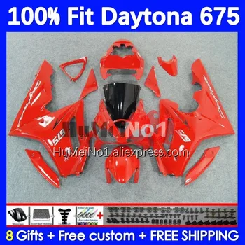OEM обвес для Daytona 675 Daytona-675 2009 2010 2011 2012 194No.26 красный на складе Daytona675 09 10 11 12 Обтекатель пресс-формы для литья под давлением