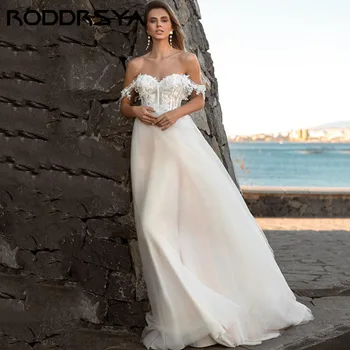 RODDRSYA Свадебное платье с открытыми плечами 