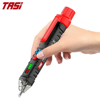 TASI TA881A Интеллектуальная бесконтактная сигнализация с ручкой, детектор переменного напряжения, измеритель, тестер, тестер датчика, тестер Potlood