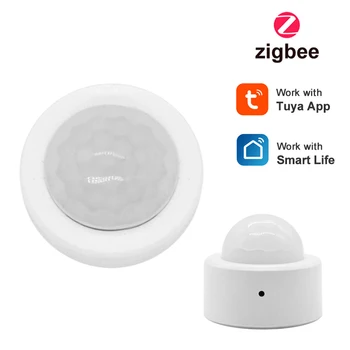 Tuya Smart ZigBee PIR Датчик Движения WiFi Умный Дом Инфракрасный Детектор Человеческого Тела Безопасность SmartLife Работает С Alexa Google Home