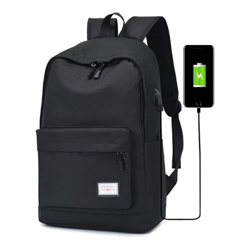 Usb-зарядка, 15,6-дюймовый рюкзак для ноутбука, мужские школьные сумки для колледжа, повседневные холщовые рюкзаки, Многофункциональная дизайнерская сумка для ноутбука