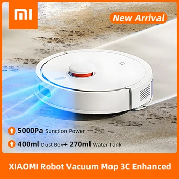 XIAOMI MIJIA 3C Усовершенствованный робот-пылесос C103 для уборки дома Подметание Перетаскивание Всасывание Уборка пола LDS Smart Planned App Wi-Fi