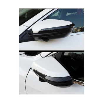 Автомобильная накладка на боковое зеркало заднего вида из углеродного волокна, рамка, наклейки на наружное зеркало для Honda 10Th Gen Civic 2016-2020