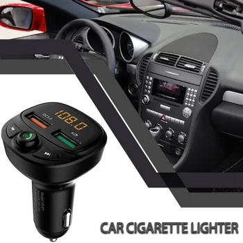 Автомобильные FM-передатчики 5V/3.4A, Аксессуары для электроники, Беспроводное автомобильное зарядное устройство, совместимое с Bluetooth, Приемник