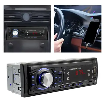 Автомобильный Bluetooth MP3-плеер Громкой связи с дистанционным беспроводным аудиосистемой на рулевом колесе