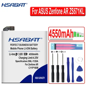Аккумулятор HSABAT 4550mAh C11P1608 для ASUS Zenfone AR ZS571KL A002 A002A Новый