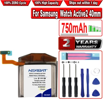 Аккумулятор HSABAT 750 мАч EB-BR830ABY для Samsung Galaxy Watch Active2 40 мм SM-R830 SM-R835