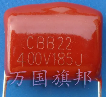 Бесплатная доставка. Конденсатор из металлизированной полипропиленовой пленки CBB22 400 В 185 1,8 мкФ
