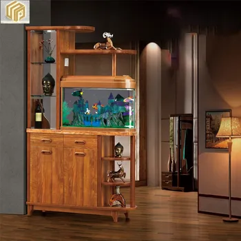 Бытовой аквариум для рыбы вход в гостиную перегородка крыльца входная дверь винного шкафа обувной шкаф ширма декоративная полка между