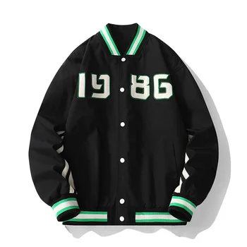 Весенняя новая мужская бейсбольная куртка 2023 Японского модного бренда Корейского крутого свободного студенческого повседневного пальто в стиле хип-хоп Прямая поставка