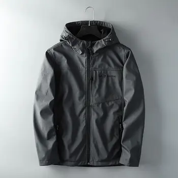 Высококачественная мужская куртка с капюшоном, ветрозащитная и непромокаемая уличная осенне-зимняя теплая куртка для мужчин