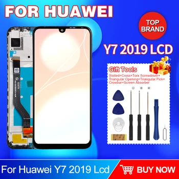 Горячая Распродажа 6,26 Дюймов Для Huawei Y7 2019 ЖК-Дисплей С Сенсорным Экраном Digitizer 6,26 дюймов Y7 Pro 2019 Замена Дисплея В сборе