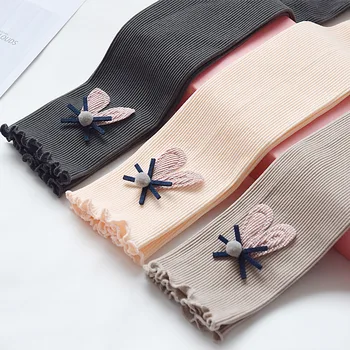 Детские леггинсы на весну и осень, новая корейская версия детских штанов для самостоятельного выращивания Nine Points, носки для девочек