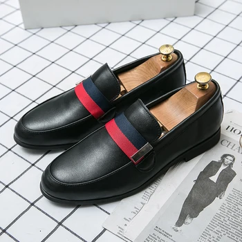 Дизайнерская мужская обувь 2023 новая британская мода удобные оксфорды с низким верхом повседневная свадебная вечеринка мужская кожаная обувь