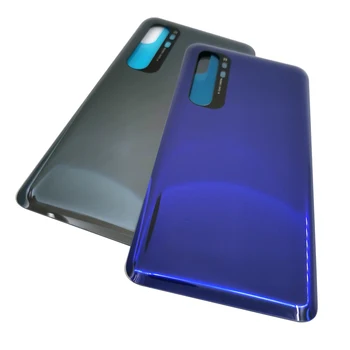 Для Mi Note 10 Lite Задняя крышка батарейного отсека, 3D стеклянная дверца, замена задней крышки корпуса для Xiaomi mi Note10, note 10 lite, чехол для телефона