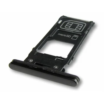 Для Sony Xperia XZ2 H8316 H8276 черного цвета Держатель лотка для SIM-карт и карт памяти microSD