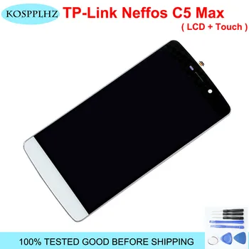 Для TP-Link Neffos C5 MAX LCD + Сенсорный Экран С Цифровым Преобразователем В Сборе Аксессуары Для ЖК-дисплея TP Link C5Max + Инструменты и лента