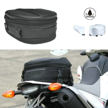 Задняя сумка для мотоцикла Водонепроницаемая Задняя багажная сумка для мотоцикла Рюкзак H9EE