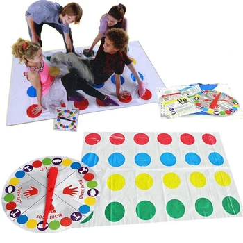Игра Twister Party, упакованное одеяло Twist, интерактивная игра для родителей и детей, развлечения для взрослых и детей, спортивные игрушки, настольная игра