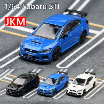 Игрушечный автомобиль Subaru STI 1/64, Миниатюрная модель автомобиля Jackiekim 3 