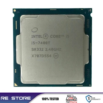 Используемый Четырехъядерный процессор Intel Core i5-7400T i5 7400T с частотой 2,4 ГГц, Четырехпоточный процессор 6M 35W LGA 1151