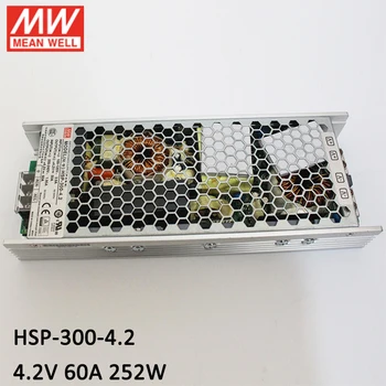 Источник питания Светодиодного дисплея MEAN WELL HSP-300-4.2 мощностью 252 Вт 60А 4,2 В постоянного тока с конформным покрытием PFC для вывесок/телевизионной стены/Движущейся вывески