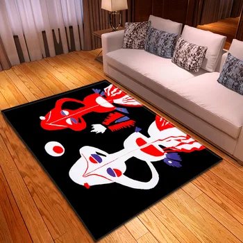Ковры абстрактного искусства столовая гостиная ковры с 3D печатью детская комната декоративные ковры домашняя спальня стильные коврики для пола