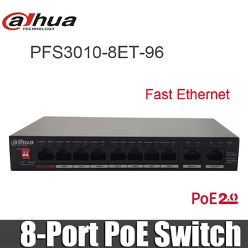 Коммутатор Dahue poe PFS3010-8ET-96 8-портовый коммутатор Fast Ethernet PoE с поддержкой 10/100/1000 Мбит/с Hi-Poe оригинальный DH-PFS3010-8ET-96
