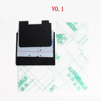 Комплект акрилового корпуса для 3D-принтера Blurolls Voron 0.1 с tophat V0 обновленной версии Voron0.1 Акриловая рамка-панели