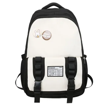 Корейские школьные рюкзаки для подростков, студентов колледжа, Школьные сумки, дорожные сумки через плечо, рюкзаки для ноутбуков, Женские Мужские повседневные рюкзаки