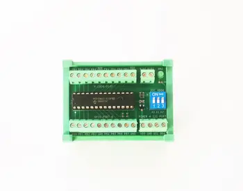 Крепление на DIN-рейку MCP23017 16-канальный GPIO-расширитель с интерфейсом I2C для Arduino Raspberry Pi Мощностью 3,3 В/5 В