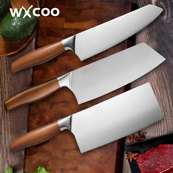Кухонный Нож Шеф-повара Slicer Ультра-Острый Нож Для Измельчения Мяса Из Нержавеющей Стали, Нож Для Нарезки Рыбы, Овощей, Мясницкий Нож