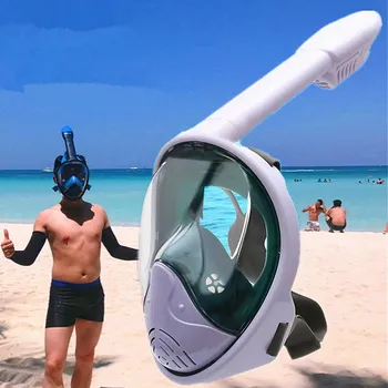 Маска для подводного дыхания, предназначенная только для плавания, Комплект снаряжения для дайвинга, маска для защиты от удушья