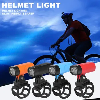 Многофункциональный фонарь для велосипедного шлема Светодиодная Водонепроницаемая Сигнальная лампа безопасности USB Зарядка Фонарь на запястье и лодыжке Аксессуары для велоспорта