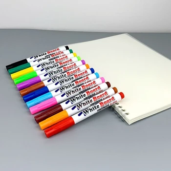 Многоцветные жидкие Меловые ручки, Стираемые маркеры для белой доски, Школьные канцелярские принадлежности для белой классной доски, Оконное стекло Y3NC