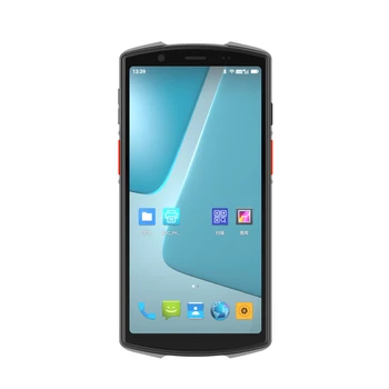 Мобильный 5,99-дюймовый сенсорный экран КПК, сканер штрих-кода, Беспроводная разблокировка отпечатков пальцев NFC, терминал сбора данных Android