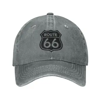 Новая классическая унисекс хлопковый-Америкас шоссе, Маршрут 66 бейсбольная кепка для взрослых регулируемый папа шляпа для мужчин женщин защита от Солнца 