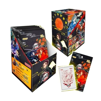 Новая коллекционная карточка Demon Slayer TCG Anime Booster Pack Box Kamado Nezuko Редкая настольная игра-игрушка в подарок детям на день рождения